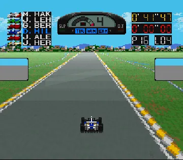 Super F1 Circus 3 (Japan) screen shot game playing